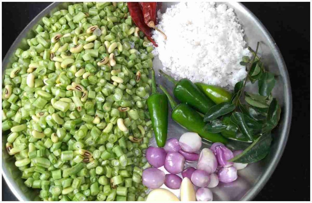 Achinga Payar Thoran Recipe Malayalam