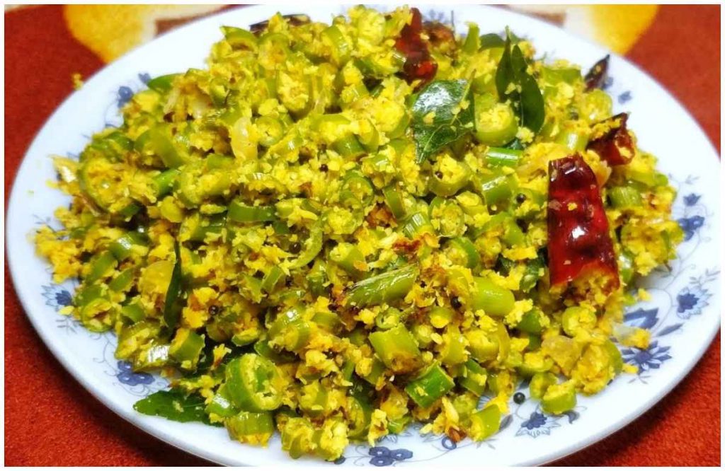 Spring Onion Stirfry Malayalam