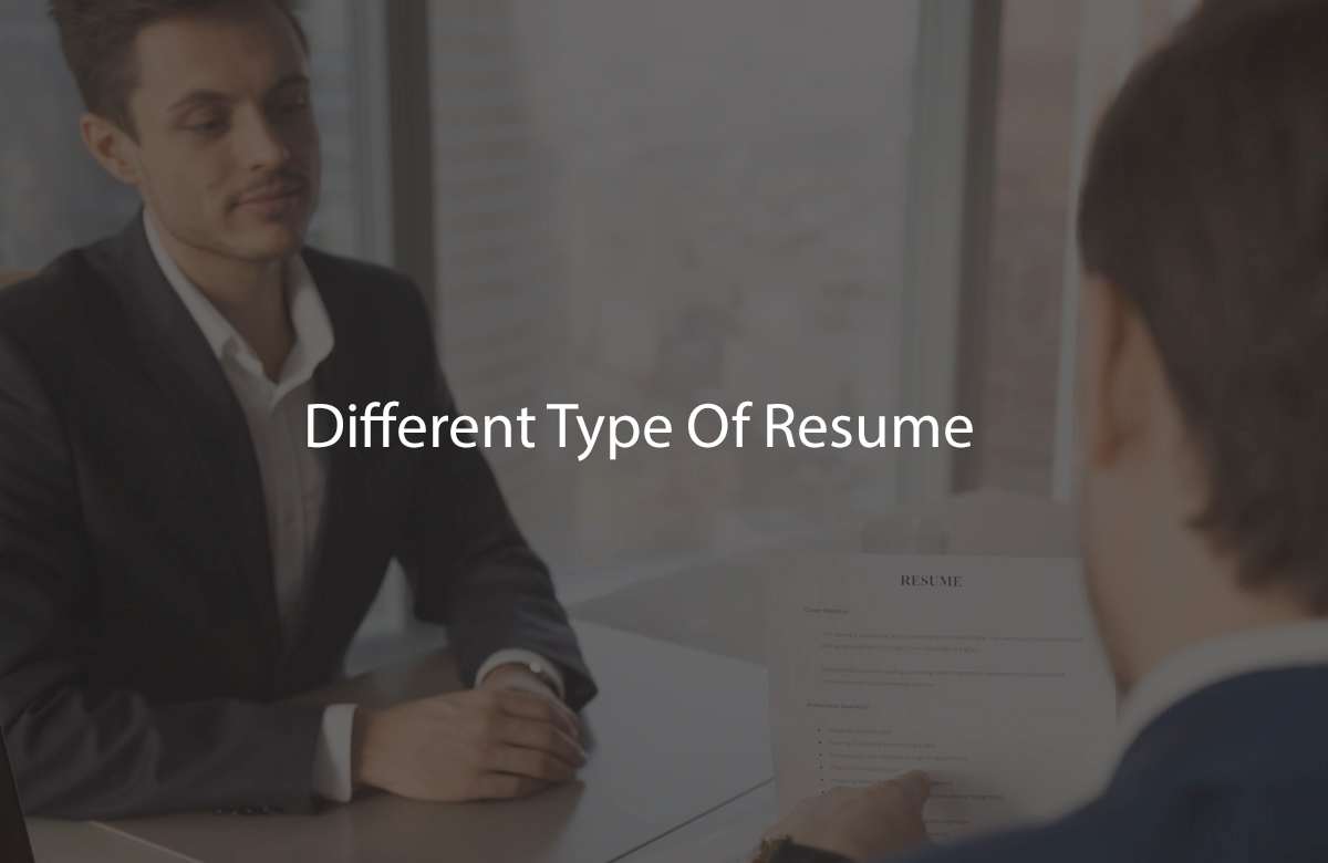 Different Type Of Resume (2)
