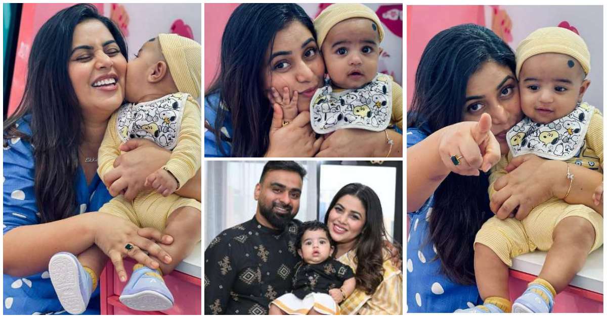 Shamna Kasim Blessed Moments With Baby Hamdan