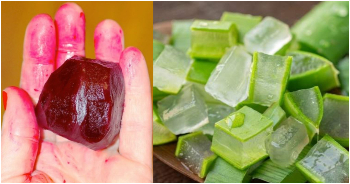 natural-hair-dye-using-beetroot-with-aloevera