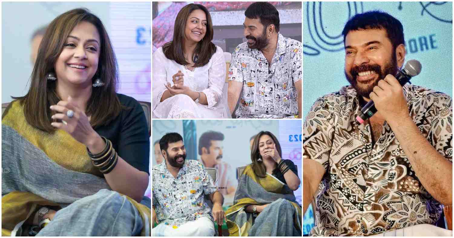 Mammootty-And-Jyothika-In-Kathal-Movie-Promotion